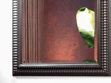 Mirror - Rectangular framed wall-mounted mirror by CASA +39 - view 2